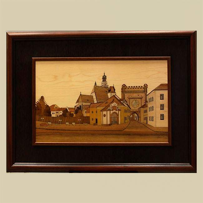 Technika Marquetry - Intarzie, kdy se maluje dřevem
